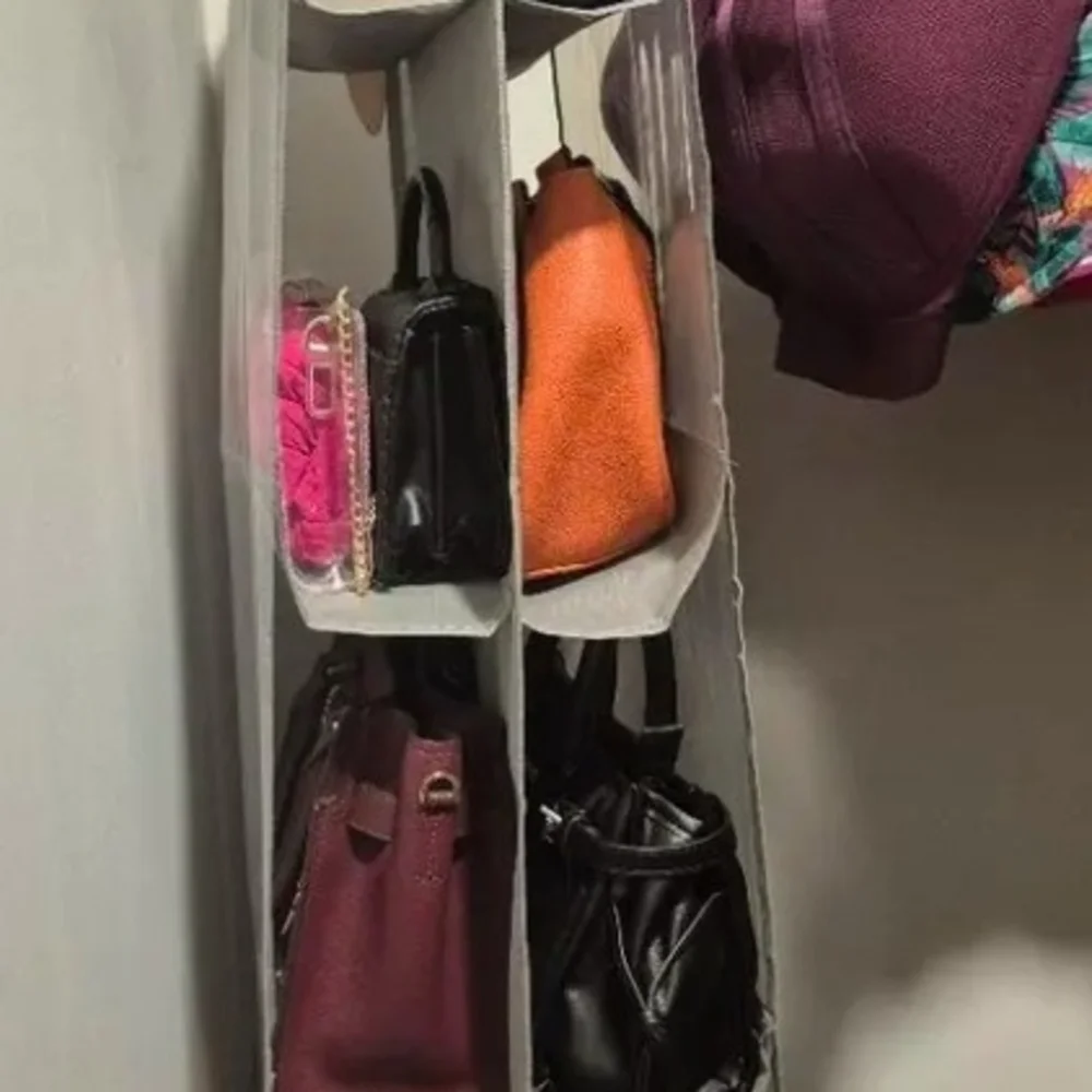 NEW Set Of 3 Purse Organizers | 8 Grid | Gray